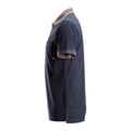 Marineblau - Side - Snickers Herren AllroundWork 37.5 Tech Poloshirt, kurzärmlig