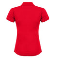 Klassik Rot - Back - Henbury Damen Coolplus® Polo-Shirt - Polohemd,
