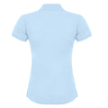 Hellblau - Back - Henbury Damen Coolplus® Polo-Shirt - Polohemd,