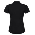 Schwarz - Back - Henbury Damen Coolplus® Polo-Shirt - Polohemd,