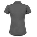 Kohlegrau - Back - Henbury Damen Coolplus® Polo-Shirt - Polohemd,