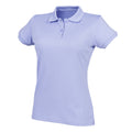 Lavendel - Front - Henbury Damen Coolplus® Polo-Shirt - Polohemd,