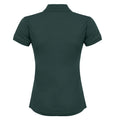 Flaschengrün - Back - Henbury Damen Coolplus® Polo-Shirt - Polohemd,