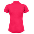 Kräftiges Pink - Back - Henbury Damen Coolplus® Polo-Shirt - Polohemd,