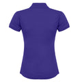Kräftiges Violett - Back - Henbury Damen Coolplus® Polo-Shirt - Polohemd,