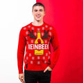 Rot - Side - Christmas Shop Unisex Weihnachtspullover Reinbeer