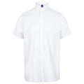 Weiß - Front - Henbury - Hemd, Stretch für Herren