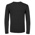 Schwarz - Back - B&C Herren Langarm-T-Shirt #E150