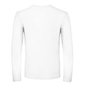 Weiß - Back - B&C Herren Langarm-T-Shirt #E150