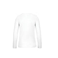 Weiß - Back - B&C Damen Langarmshirt #E150