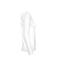 Weiß - Side - B&C Damen Langarmshirt #E150