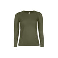 Urban Khaki - Front - B&C Damen Langarmshirt #E150