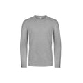 Sportgrau - Front - B&C Herren Langarm-T-Shirt #E190