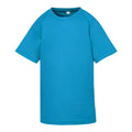 Ocean Blau - Front - Spiro Jungen T-Shirt  Performance Aircool