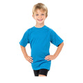 Ocean Blau - Side - Spiro Jungen T-Shirt  Performance Aircool