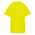 Neongelb - Back - Spiro Jungen T-Shirt  Performance Aircool