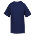 Navy - Back - Spiro Jungen T-Shirt  Performance Aircool