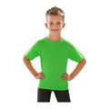 Neongrün - Side - Spiro Jungen T-Shirt  Performance Aircool