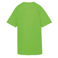 Limette - Back - Spiro Jungen T-Shirt  Performance Aircool