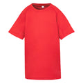 Rot - Front - Spiro Jungen T-Shirt  Performance Aircool