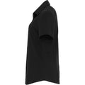 Schwarz - Side - Premier - Bluse für Damen kurzärmlig
