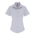 Silber - Front - Premier - Bluse für Damen kurzärmlig