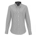 Grau-Weiß - Front - Premier - Bluse für Damen