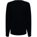 Schwarz - Side - Henbury Damen Feinstrick-Pullover mit V-Ausschnitt
