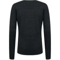 Grau - Side - Henbury Damen Feinstrick-Pullover mit V-Ausschnitt