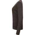 Grau - Lifestyle - Henbury Damen Feinstrick-Pullover mit V-Ausschnitt