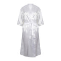 Weiß - Front - Towel City Damen Satin Robe