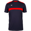 Marineblau-Rot - Front - Gilbert Herren T-Shirt Photon