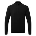 Schwarz - Front - Asquith & Fox - Sweatshirt, Mit Reißverschluss für Herren