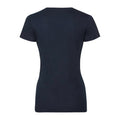 Marineblau - Back - Russell Damen Authentic T-Shirt