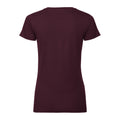 Burgunder - Back - Russell Damen Authentic T-Shirt