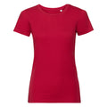 Rot - Front - Russell Damen Authentic T-Shirt
