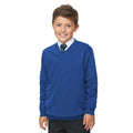 Tiefes Royal - Back - AWDis Academy Kinder Junior Schul Sweatshirt mit V-Ausschnitt (2 Stück-Packung)