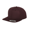 Bordeaux - Front - Yupoong Herren Baseball-Kappe The Classic (2 Stück-Packung)