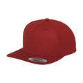 Rot - Front - Yupoong Herren Baseball-Kappe The Classic (2 Stück-Packung)