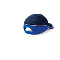 Dunkelblau-Blau-Weiß - Back - Beechfield Unisex Baseballkappe Teamwear Competition (2 Stück-Packung)