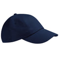 Marineblau - Front - Beechfield Unisex Baseballkappe mit niedrigem Profil aus Baumwolle (2 Stück-Packung)
