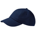 Marineblau - Back - Beechfield Unisex Baseballkappe mit niedrigem Profil aus Baumwolle (2 Stück-Packung)