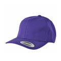 Violett - Front - Nutshell Unisex LA Baseball Kappe  (2 Stück-Packung)