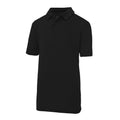 Schwarz - Front - Just Cool Kinder Sport Polo Shirt (2 Stück-Packung)