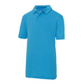 Saphirblau - Front - Just Cool Kinder Sport Polo Shirt (2 Stück-Packung)