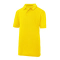 Sonnengelb - Front - Just Cool Kinder Sport Polo Shirt (2 Stück-Packung)