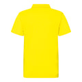Sonnengelb - Back - Just Cool Kinder Sport Polo Shirt (2 Stück-Packung)