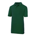 Flaschengrün - Front - Just Cool Kinder Sport Polo Shirt (2 Stück-Packung)