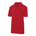 Feuerrot - Front - Just Cool Kinder Sport Polo Shirt (2 Stück-Packung)