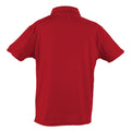 Feuerrot - Back - Just Cool Kinder Sport Polo Shirt (2 Stück-Packung)